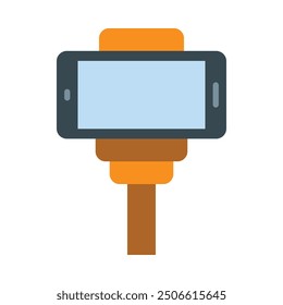 Vlogger Flat Icon Design For Personal nad Commercial Use