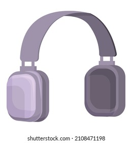 Vlogger headphones icon cartoon vector. Video stream. Live show