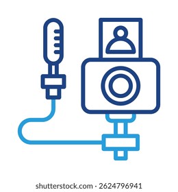 Vlogging Setup Icon Element For Design