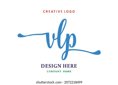VLP lettering logo is simple, easy to understand and authoritative