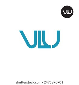 VLU Logo Letter Monogram Design