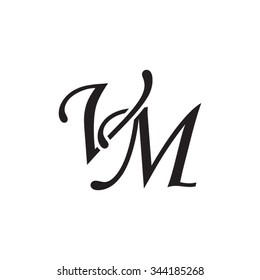 Vm Monogram Images Stock Photos Vectors Shutterstock