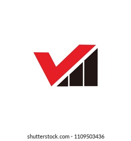 Vm Letter Vector Logo.