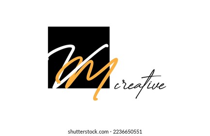 Letras VM diseño de logotipo de tipos de letra modernos creativos