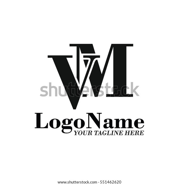 Vm Logo Stock Vector (Royalty Free) 551462620