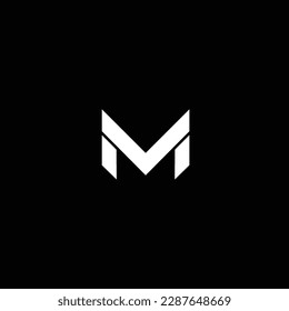 V+M logo design for business, Modern logo design, Good looking logo, Minimalist logo design
