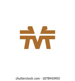 VM Logo Design Simple Modren