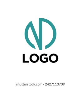 VM-Logo mit einem einfachen und abstrakten Design
