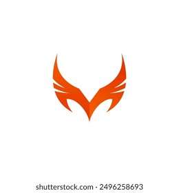 VM Wings Logo Vector Design. M Fly Logo