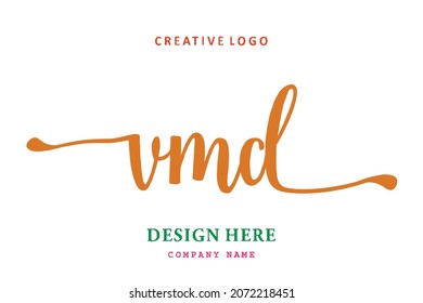 VMD lettering logo is simple, easy to understand and authoritative