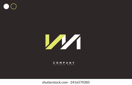  VN Alphabet letters Initials Monogram logo NV, V and N