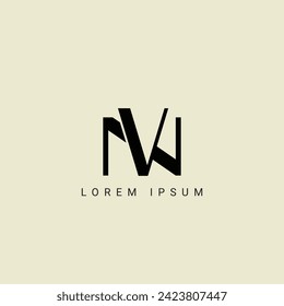 VN letter logo design. VN polygon, circle, triangle, hexagon, flat and simple style with white color variation letter logo set in one artboard. VN minimalist and classic logo. VN