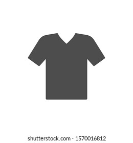 V-neck t-shirt glyph modern icon