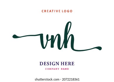 El logotipo de grabado de VNH es sencillo, fácil de entender y autoritario
