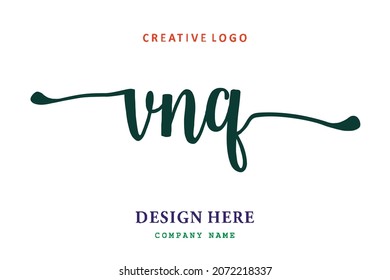 VNQ lettering logo is simple, easy to understand and authoritative