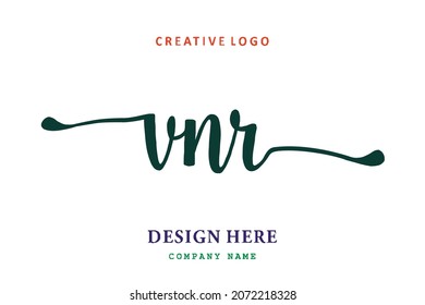 VNR lettering logo is simple, easy to understand and authoritative