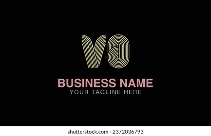 VO initial logo | initial based abstract modern minimal creative logo, vector template image. luxury logotype , real estate homie . typography . initials 