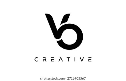 VO Letter Monogram Logo for Modern Creative Brand Identity