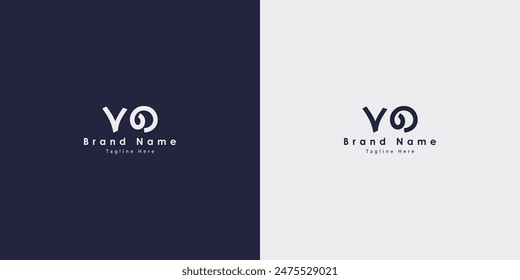 VO Letters Vektorgrafik Logo Design