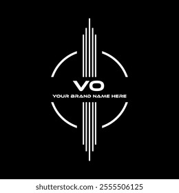 VO logo design, VO simple and modern logo. VO luxurious alphabet design
