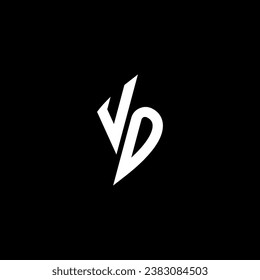Diseño de logotipo de soporte de monograma VO con concepto de forma fría en vector