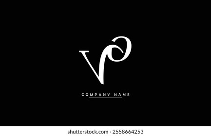 VO, OV Abstract Letters Logo Monogram