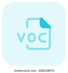 VOC ist ein Audio-Format für digitale Audiokarte