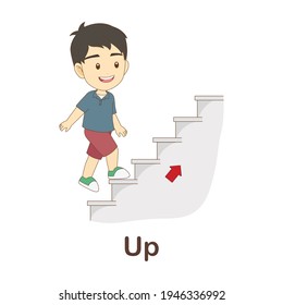 Vocabulary Flash Card for kids. up to with picture up to (Vocabulary for CEFR : A1-A2 Level)