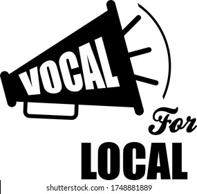 Vocal for Local Scalable Vector Graphic, Vocal For Local, support local business, local for vocal logo, swadeshi abhiyan