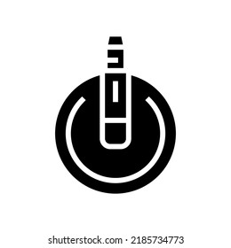 Vocal Mikrofon-Symbol-Vektorgrafik. Mikrofonzeichen für Vocal. einzelne Symbolillustration