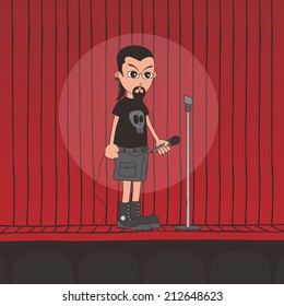 vocal music theme cartoon band show