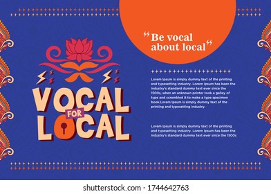 Vocals for Locals during Lockdown.