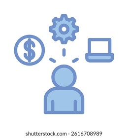Vocational Icon Element For Design