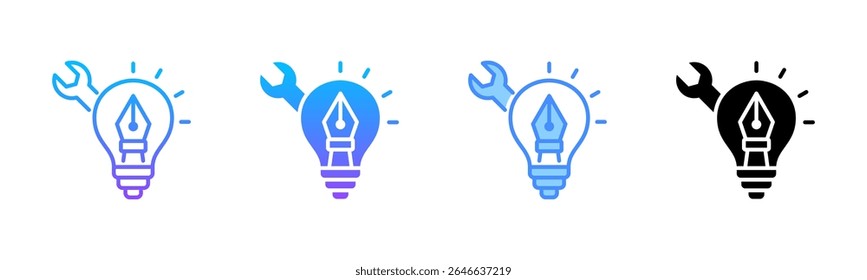 Vocational Multi Style Icon Set