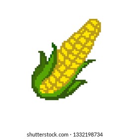 vocter corn concept in pixel art