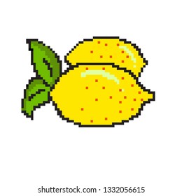 vocter lemon concept in pixel art