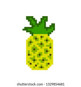 vocter pineapple concept in pixel art