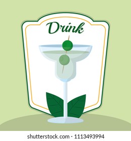 Vodka alcohol drink