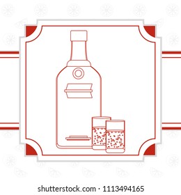 Vodka alcohol drink