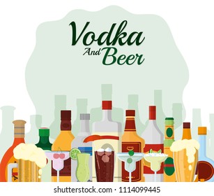 Vodka and beer