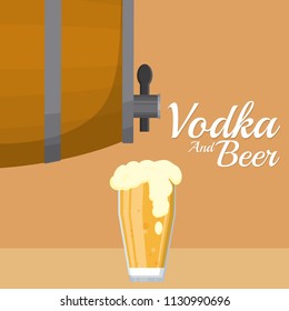 Vodka and beer