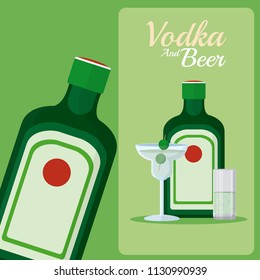 Vodka and beer
