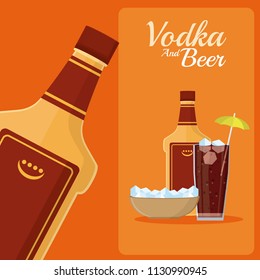 Vodka and beer