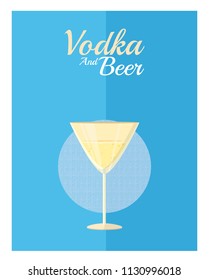Vodka and beer