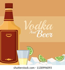 Vodka and beer