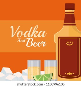 Vodka and beer
