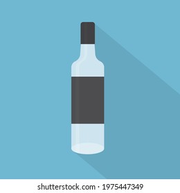 vodka bottle icon- vector illustration