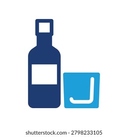 vodka colored icon vector design good for web or mobile app