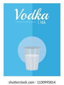 Vodka drink concept