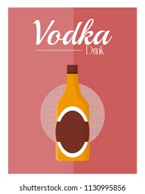 Vodka drink concept
